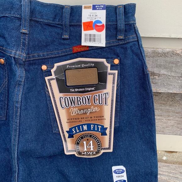 Vintage Wrangler women’s cowgirl wedgie mom jeans 15x34 NWT - Picture 6 of 6